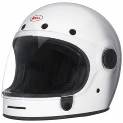 Flash Sale 🌟 Fiber Bell Bullitt Dlx Solid Helmet White 🎁