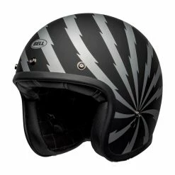 Coupon 👍 Bell Custom 500 Dlx Vertigo Helmet Black Silver 🎁