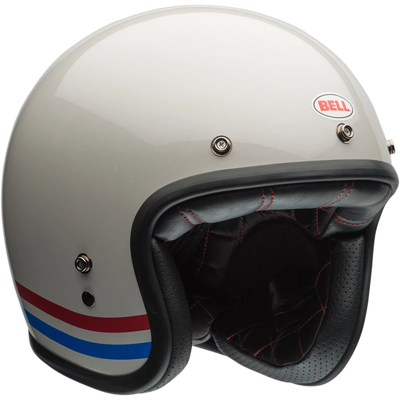 Discount 🤩 Bell Custom 500 Stripes Helmet White 😉 - Image 2