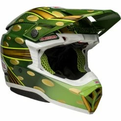 New 🎉 Fiber Bell Moto-10 Spherical Mcgrath Replica 22 Gold Green ❤️