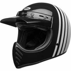 Promo 🥰 Fiber Bell Moto-3 Reverb Helmet White Black 🌟
