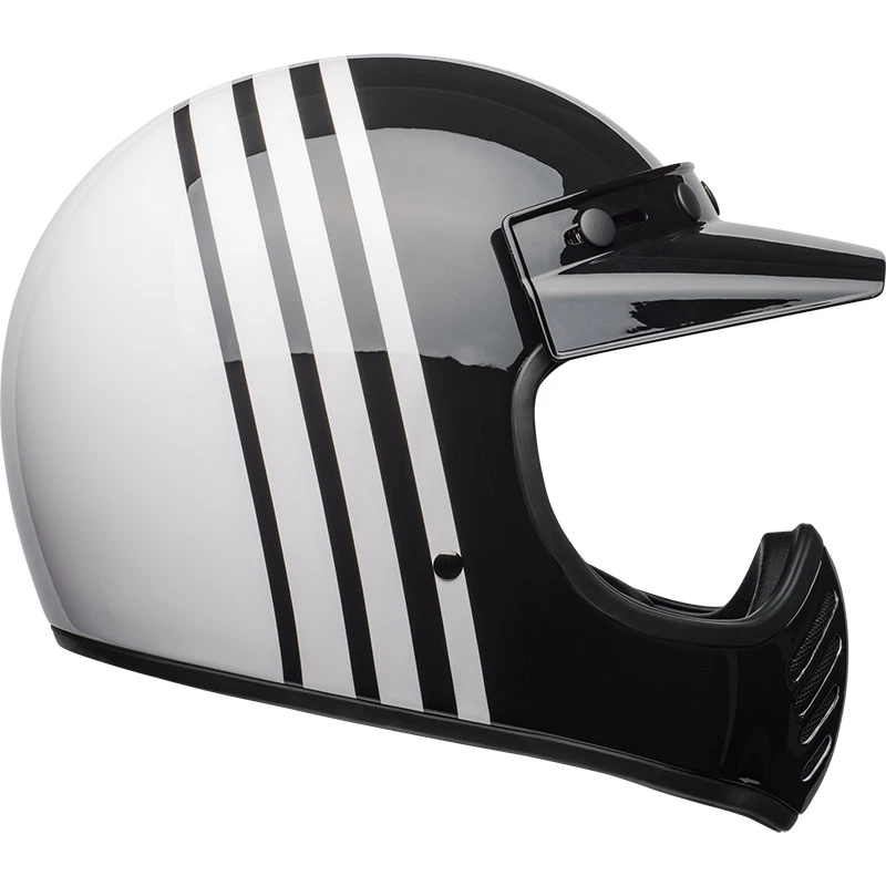 Promo ๐ฅฐ Fiber Bell Moto-3 Reverb Helmet White Black ๐ - Image 2