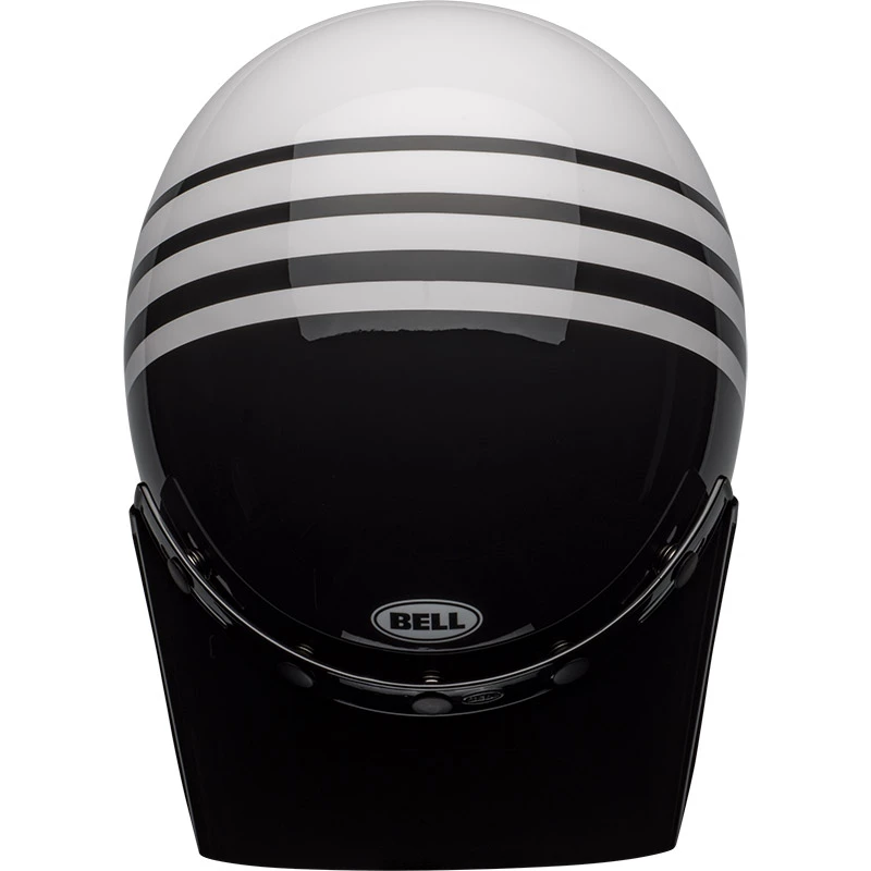 Promo ๐ฅฐ Fiber Bell Moto-3 Reverb Helmet White Black ๐ - Image 4