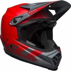 Deals 🌟 Fiber Bell Moto 9 Mips Youth Louver Helmet Red Grey 🎉
