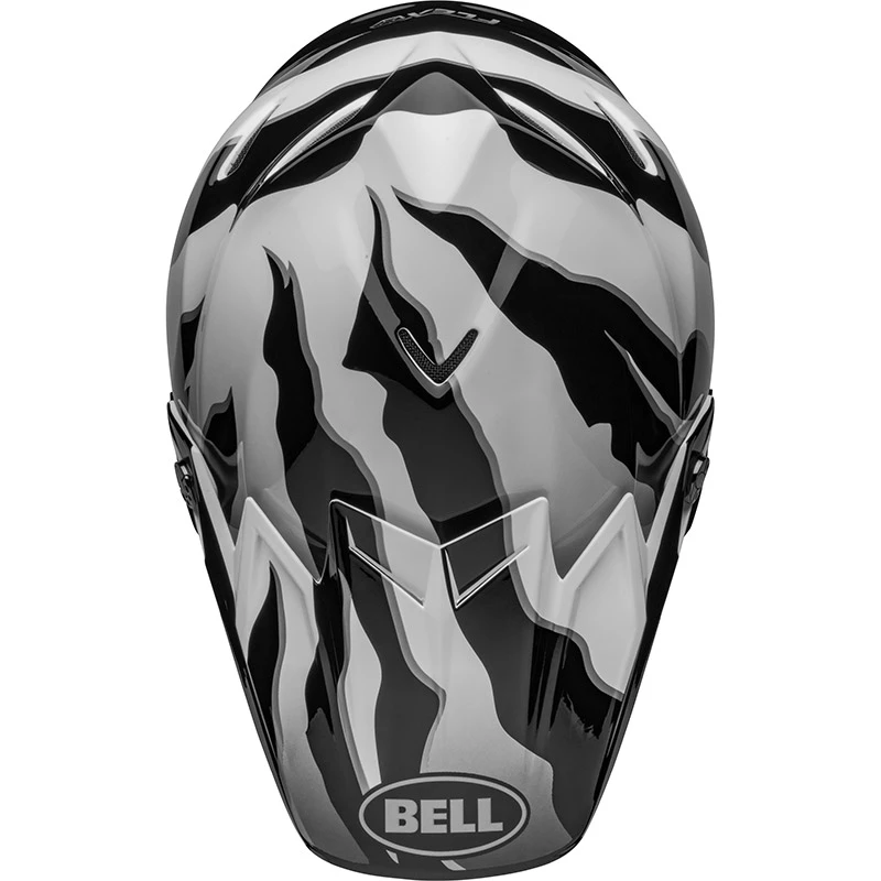 Flash Sale โ Fiber Bell Moto-9s Flex Claw Helmet Black White ๐ฅฐ - Image 4