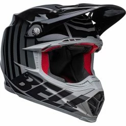 Budget 🤩 Fiber Bell Moto-9s Flex Sprint Helmet Black Grey 😍