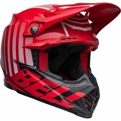 Deals 🔥 Fiber Bell Moto-9s Flex Sprint Helmet Red Black 🥰