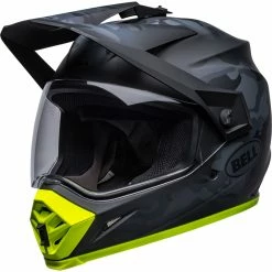 Hot Sale 🎁 Crosstourer Bell Mx-9 Adv Mips Stealth Helmet Camo Black Yellow 🤩
