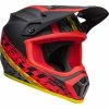 Flash Sale 💯 Plastic Bell Mx 9 Mips Offset Helmet Black Matt Red ✔️