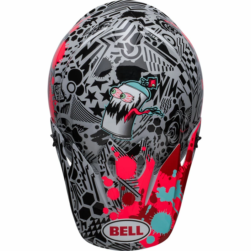Coupon 🥰 Plastic Bell Mx 9 Mips Tagger Splatter Helmet Bright Red ✨ - Image 4