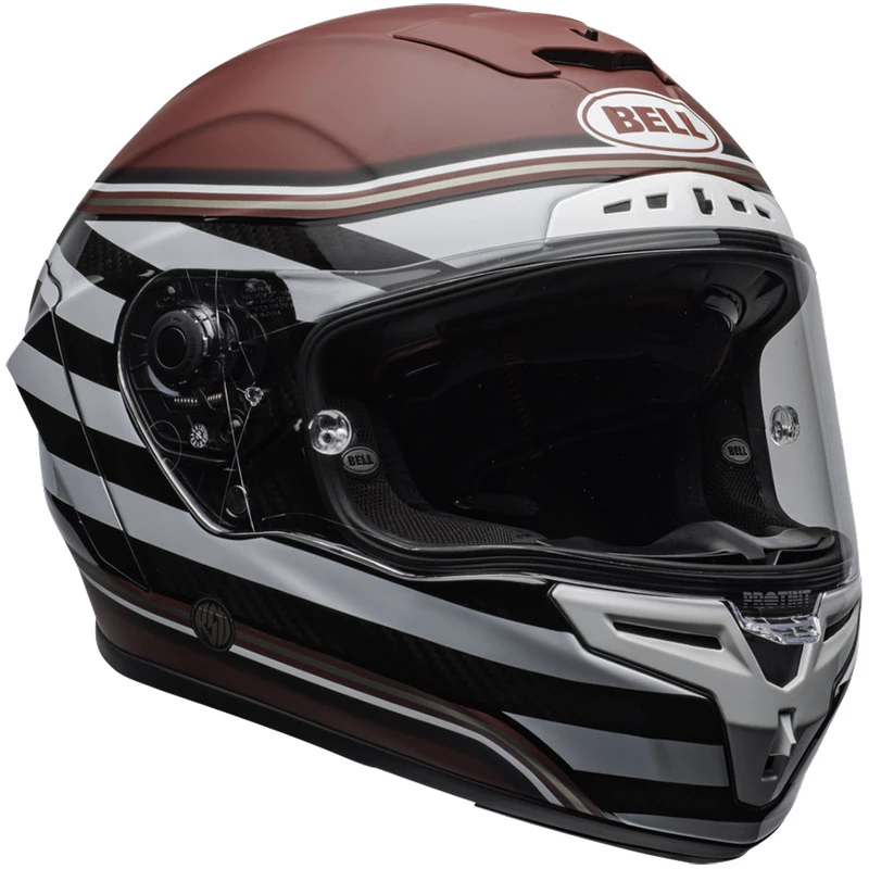 Discount ✨ Fiber Bell Race Star Flex Dlx Rsd The Zone Helmet Red ❤️ - Image 2