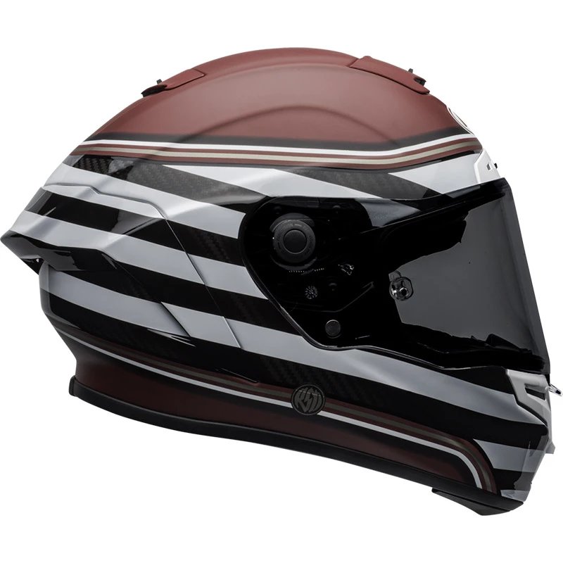 Discount ✨ Fiber Bell Race Star Flex Dlx Rsd The Zone Helmet Red ❤️ - Image 3
