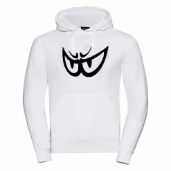 Coupon 💯 Fleeces Berik Fc Eye Hoodie White Black 🤩