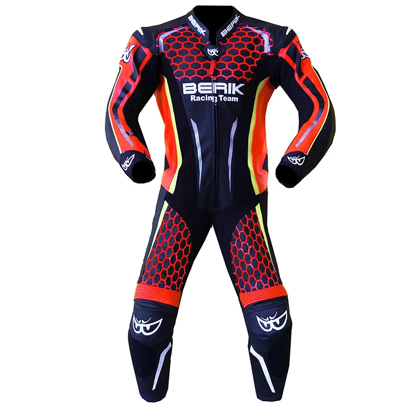 Flash Sale ๐ Leather One Piece Berik Racing T Suit Red Yellow Fluo ๐ฅ