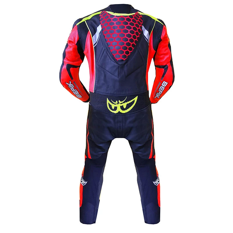 Flash Sale ๐ Leather One Piece Berik Racing T Suit Red Yellow Fluo ๐ฅ - Image 2