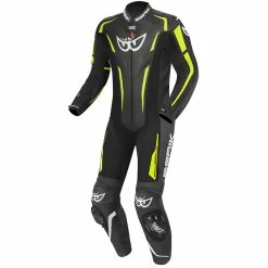 Wholesale 👍 Leather One Piece Berik Rsf Tech Suit Black Yellow Fluo 👍