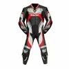 Promo 💯 Leather One Piece Berik Super Tense 2.0 Suit Black White Fluo Red Silver 🔥
