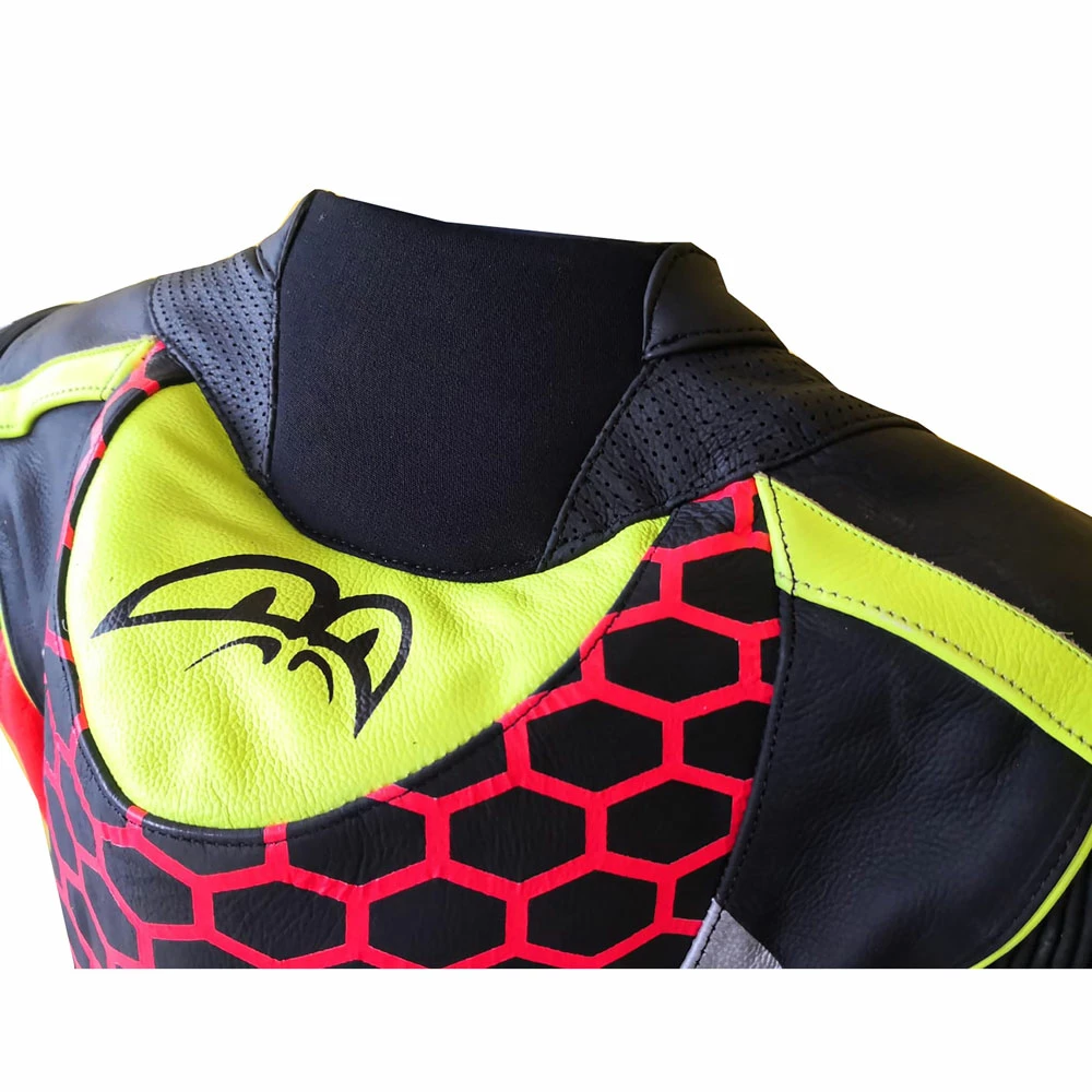 Flash Sale ๐ Leather One Piece Berik Racing T Suit Red Yellow Fluo ๐ฅ - Image 3