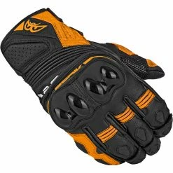 Best Pirce 🧨 Racing Berik Sprint 2.0 Leather Gloves Black Orange 👍
