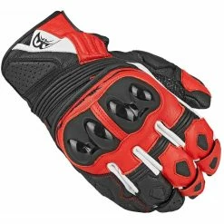 Wholesale 💯 Racing Berik Sprint 2.0 Leather Gloves Black Red White 🧨