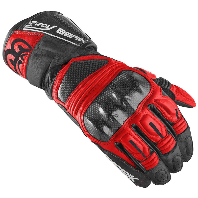 Best deal ๐ Racing Berik Pista 2.0 Leather Gloves Black Red ๐