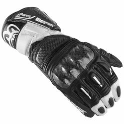 New 😍 Racing Berik Pista 2.0 Leather Gloves Black White 🎁