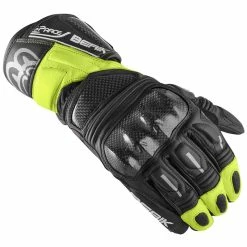 Brand new 😀 Racing Berik Pista 2.0 Leather Gloves Black Yellow 🤩