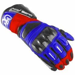 Best Pirce 🌟 Racing Berik Track 2.0 Gloves Black White Fluo Red Blue 🎁