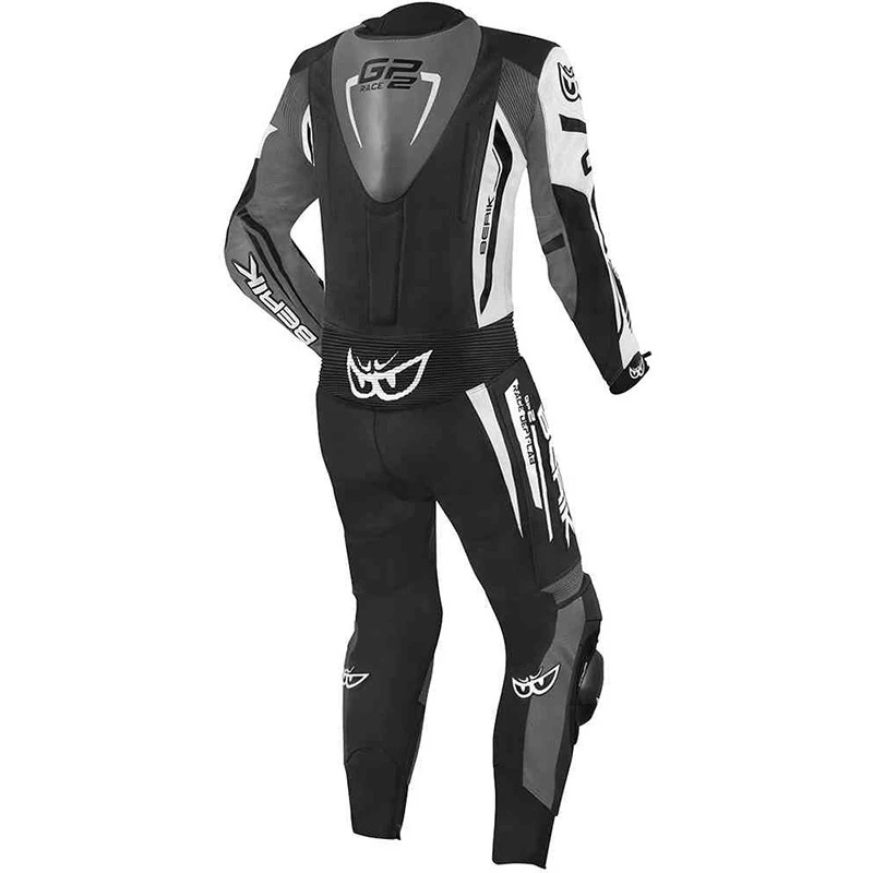 Discount π€© Leather One Piece Berik Monza 2.0 Suit Black White Grey π 2 Discount π€© Leather One Piece Berik Monza 2.0 Suit Black White Grey π - Image 2