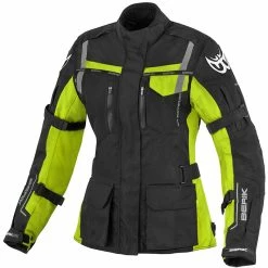 Deals 🛒 Textile Berik Torino Lady Jacket Black Fluo Yellow 😉