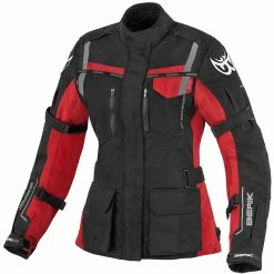 Buy 🎉 Textile Berik Torino Lady Jacket Black Red 🛒