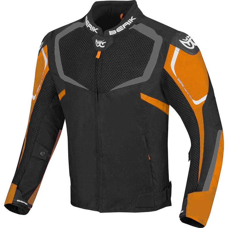 Best Sale ๐ Ventilated Berik X-speed Jacket Black Orange ๐